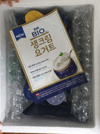 [매일 바이오] 생크림요거트 플레인 12개 + 유자 12개 — 5점을 준 리뷰어가 2019년 7월 올린 사용 사진