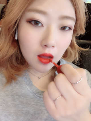[블랙루즈] 코튼 립 컬러 — 5점을 준 리뷰어가 2018년 11월 올린 사용 사진