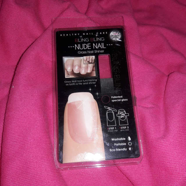 BLING BLING NUDE NAIL – 유리 네일 샤인 리뷰 사진