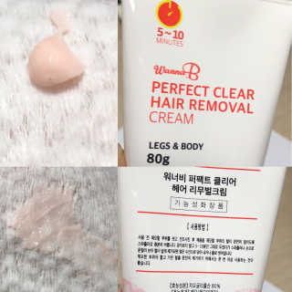 에버앤에버 워너비 퍼펙트 클리어 헤어 리무벌크림 다리+바디용 — 4.33점을 준 리뷰어가 2018년 6월 올린 사용 사진