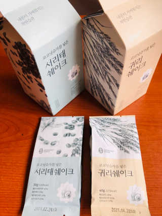 [착한습관]건강한 한끼, 귀리 쉐이크와 서리태 쉐이크 — 5점을 준 리뷰어가 2019년 7월 올린 사용 사진