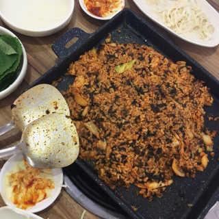 [쭈퐁] 치즈쭈꾸미 2인or삼겹쭈꾸미 2인+볶음밥 — 5점을 준 리뷰어가 2018년 8월 올린 사용 사진