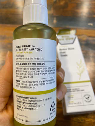 달리프 클로렐라 베러 루트 헤어토닉 100ml — 5점을 준 리뷰어가 2020년 3월 올린 사용 사진