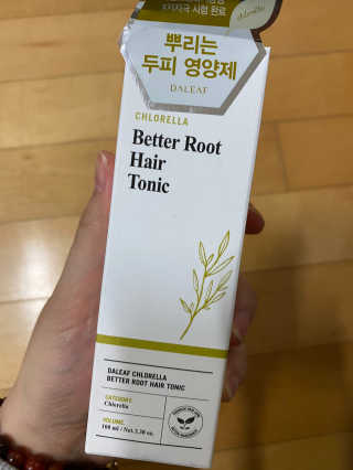 달리프 클로렐라 베러 루트 헤어토닉 100ml — 4점을 준 리뷰어가 2020년 3월 올린 사용 사진