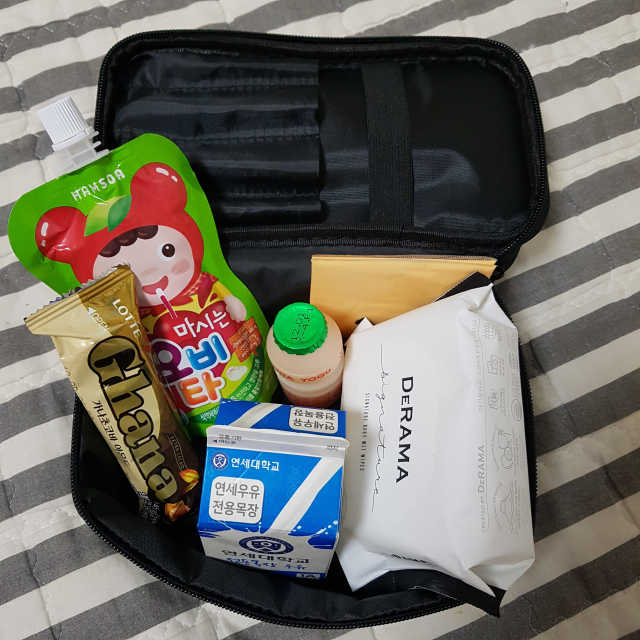 더분 2단 파우치 리뷰 사진