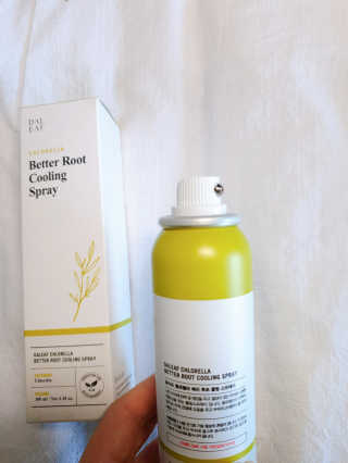 달리프 클로렐라 베러 루트 쿨링 스프레이 100ml — 5점을 준 리뷰어가 2019년 7월 올린 사용 사진