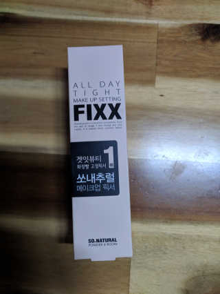 쏘내추럴 올데이 메이크업 픽서 — 4점을 준 리뷰어가 2019년 7월 올린 사용 사진