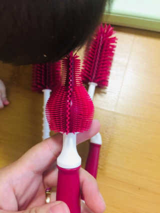 비비또 실리콘 납작모 젖병솔 3종세트 — 5점을 준 리뷰어가 2019년 8월 올린 사용 사진