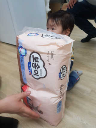 보솜이 액션핏 팬티형 — 5점을 준 리뷰어가 2019년 3월 올린 사용 사진