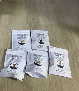 [펫토리아] 한입뚝딱 강아지 수제간식 BEST 5종 — 5점을 준 리뷰어가 2019년 2월 올린 사용 사진