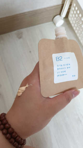 톤28 유기농 블루라이트 방어 UV 차단거리 지성용 B2 — 5점을 준 리뷰어가 2019년 6월 올린 사용 사진