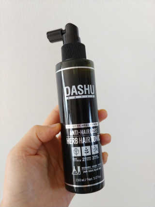 다슈코리아 다슈 데일리 안티 헤어로스 허브 헤어토닉 150ml — 5점을 준 리뷰어가 2020년 1월 올린 사용 사진