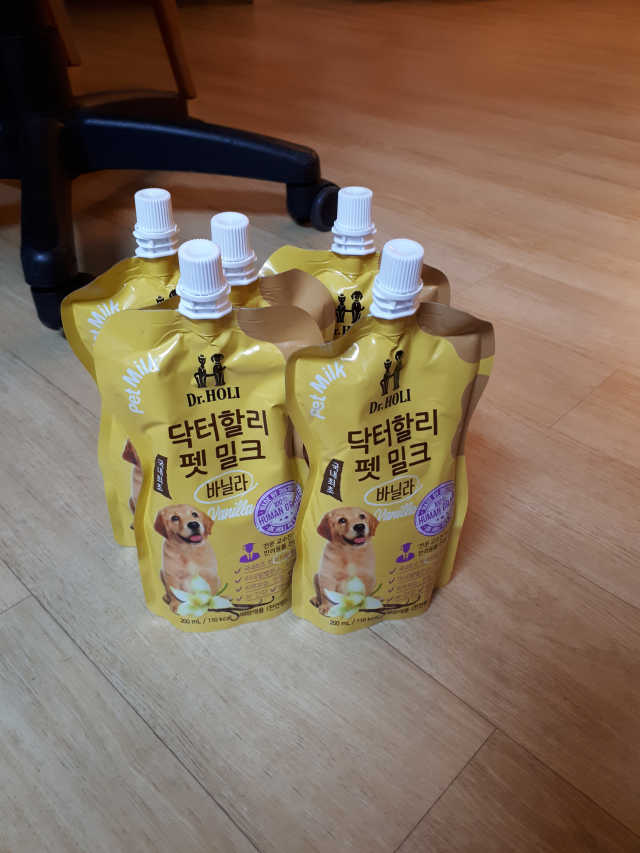닥터할리펫밀크 8종 리뷰 사진