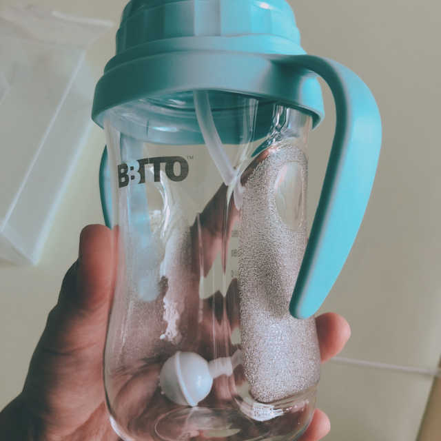 비비또 트라이탄 추빨대컵 리뷰 사진