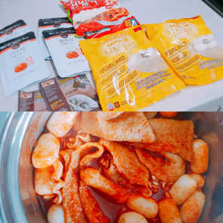 미쓰리떡볶이 just 10 min 패키지 — 5점을 준 리뷰어가 2018년 5월 올린 사용 사진