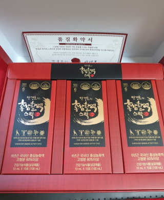 메이준뉴트리 박경호의 홍삼활력스틱 10ml x 30포 — 5점을 준 리뷰어가 2020년 2월 올린 사용 사진