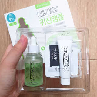 시카고 시카 더블 이펙트 앰플 30ml 기획세트 — 5점을 준 리뷰어가 2018년 8월 올린 사용 사진