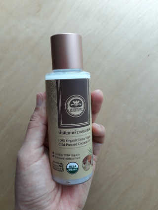 카오코탈라이푸 카오코 오가닉 버진 코코넛오일 100ml／바르는오일 — 4.83점을 준 리뷰어가 2018년 5월 올린 사용 사진