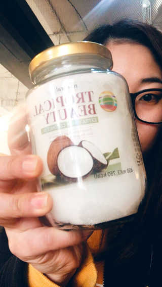 트로피칼뷰티 엑스트라버진 코코넛오일 450ml — 4.5점을 준 리뷰어가 2017년 2월 올린 사용 사진
