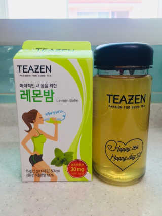 티젠 레몬밤 + 마이보틀 — 5점을 준 리뷰어가 2018년 7월 올린 사용 사진