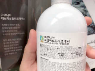 마무니아 패브릭 앤 홈리프레셔 + 5종 키트 — 4.5점을 준 리뷰어가 2019년 8월 올린 사용 사진