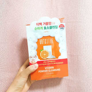 비알티씨 V10 파우더 클렌징 티백 2종 — 4점을 준 리뷰어가 2019년 2월 올린 사용 사진