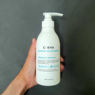 코에나샴푸 500ml — 5점을 준 리뷰어가 2019년 8월 올린 사용 사진