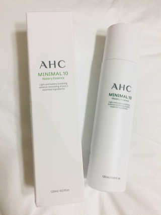 AHC 에이 에이치 씨 미니멀 10 워터리 에센스 — 5점을 준 리뷰어가 2018년 12월 올린 사용 사진