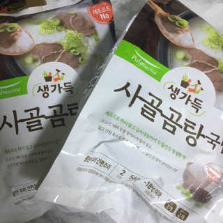 [풀무원] 사골곰탕국밥 황태해장국밥 — 5점을 준 리뷰어가 2018년 6월 올린 사용 사진