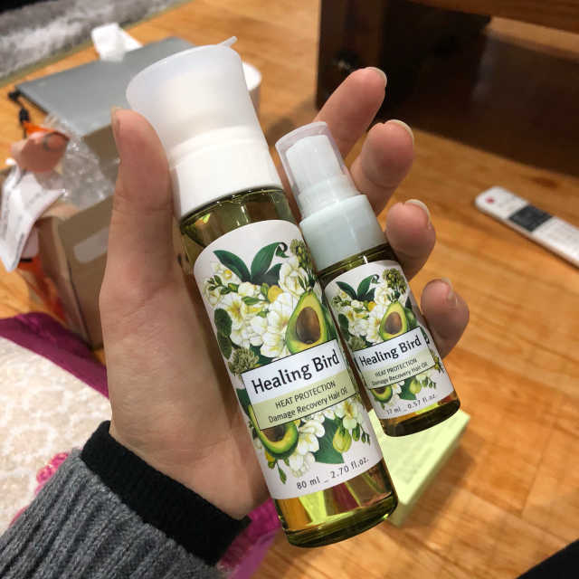 힐링버드 데미지 리커버리 헤어오일_열손상케어 리뷰 사진
