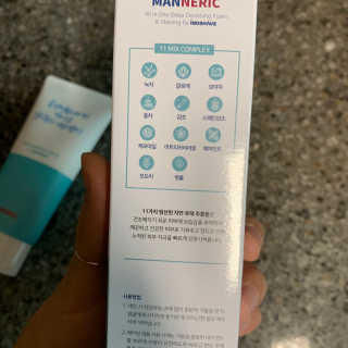 매너릭 올인원 딥클렌징폼 앤 쉐이빙 — 5점을 준 리뷰어가 2020년 1월 올린 사용 사진