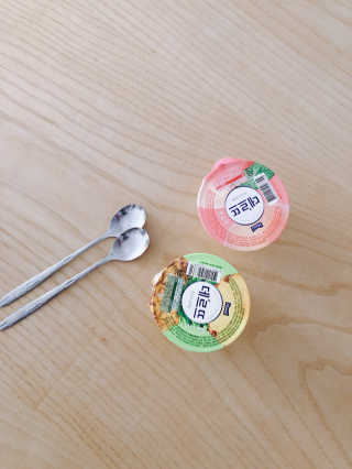 데르뜨 떠먹는 과일 3종, 짜먹는 과일 2종 총 10개 체험 — 4.5점을 준 리뷰어가 2020년 3월 올린 사용 사진