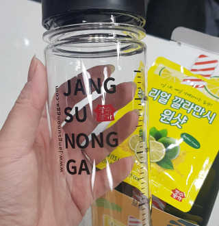 장수농가 리얼깔라만시 원샷 50ml 10팩+보틀 — 5점을 준 리뷰어가 2019년 5월 올린 사용 사진