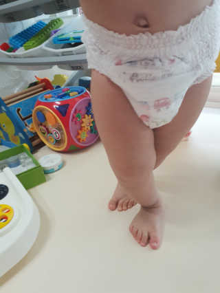보솜이 액션핏 팬티형 — 4점을 준 리뷰어가 2019년 4월 올린 사용 사진