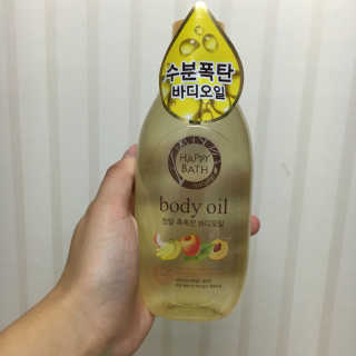 해피바스 정말 촉촉한 바디오일 — 4.5점을 준 리뷰어가 2016년 11월 올린 사용 사진