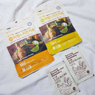 MCP 하이몰 마법의치킨가루2봉랜덤 + 코코넛허니버터2봉 — 5점을 준 리뷰어가 2020년 3월 올린 사용 사진