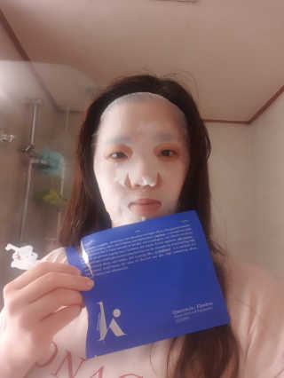 키노닉스 Querencia_Flawless 마스크팩 — 5점을 준 리뷰어가 2019년 4월 올린 사용 사진