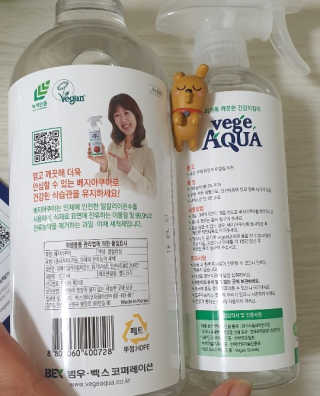 베지아쿠아 475ml + 리필 1000ml 1Set — 4점을 준 리뷰어가 2019년 9월 올린 사용 사진