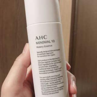 AHC 에이 에이치 씨 미니멀 10 워터리 에센스 — 3점을 준 리뷰어가 2018년 12월 올린 사용 사진