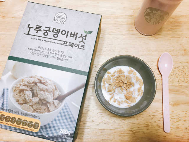 노루궁뎅이버섯 프레이크 리뷰 사진