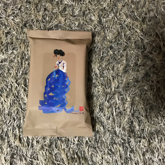 한복시리즈 물티슈 리뷰 사진