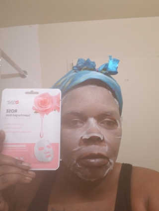SNP Supercharged Mask_Rose Centifoli Flower — 5점을 준 리뷰어가 2019년 1월 올린 사용 사진