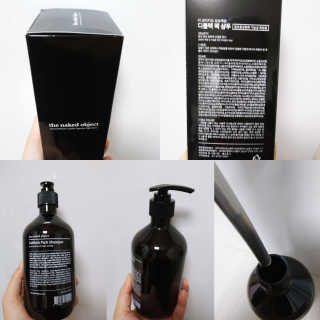 the naked object [탈모볼륨샴푸] 디블랙 팩 샴푸 — 4.5점을 준 리뷰어가 2019년 12월 올린 사용 사진