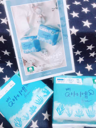 보타메디 마이아이엠 생리대 — 5점을 준 리뷰어가 2018년 12월 올린 사용 사진