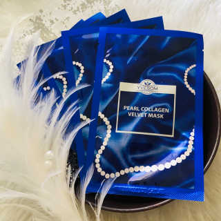 Pearl Collagen Velvet Mask 1 BOX by YVESOM — 5점을 준 리뷰어가 2019년 1월 올린 사용 사진