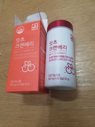 네츄럴굿띵스 잇츠 크랜베리 1병 30일분 — 4.5점을 준 리뷰어가 2019년 10월 올린 사용 사진