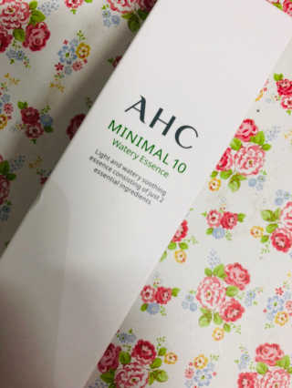 AHC 에이 에이치 씨 미니멀 10 워터리 에센스 — 5점을 준 리뷰어가 2018년 12월 올린 사용 사진