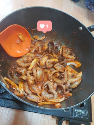 맵꾸미 쭈꾸미볶음 450g — 5점을 준 리뷰어가 2019년 8월 올린 사용 사진