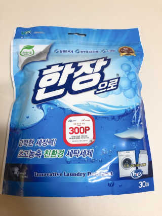 친환경 종이세제 한장으로 — 5점을 준 리뷰어가 2019년 10월 올린 사용 사진