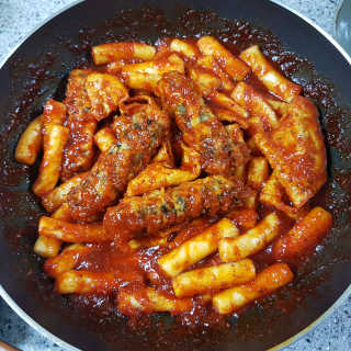 화곡미담 옛날 떡볶이 — 3점을 준 리뷰어가 2020년 2월 올린 사용 사진